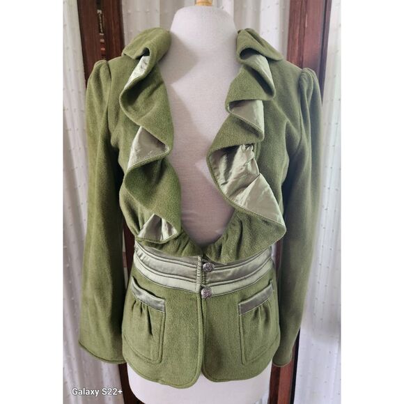 J37  Tracy Porter gorgeous lined wool jacket blazer - Picture 1 of 15